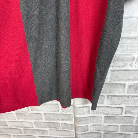 San Francisco 49ers x Antigua VTG Thick Cotton Colorblock Polo Shirt Mens LARGE - Picture 3 of 7